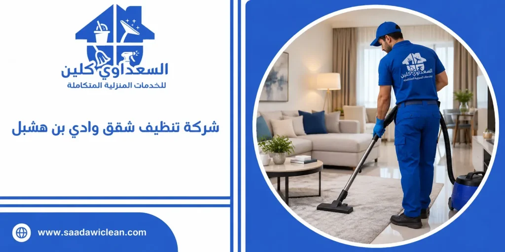 شركة تنظيف شقق وادي بن هشبل